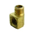 Jmf 1/4 in. FPT X 1/4 in. D MPT Brass 90 Degree Street Elbow 4505509